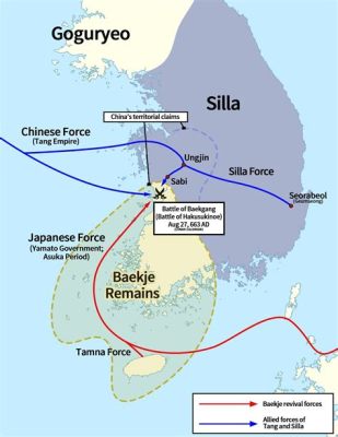 De Slag bij Baekgang; Een Epische Confrontatie tussen Silla en Baekje tijdens het centainesde-eeuwse Koreaanse Schouwspel